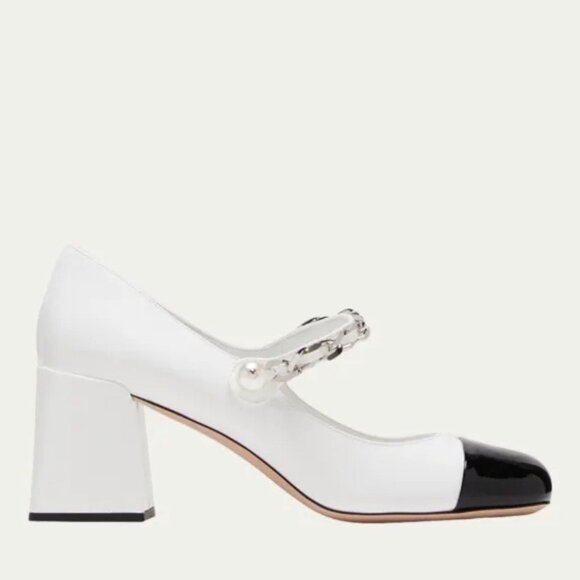 Miu Miu Shoes - Miu Miu Mary Jane leather pumps size 40.5 - Beautiful almost new